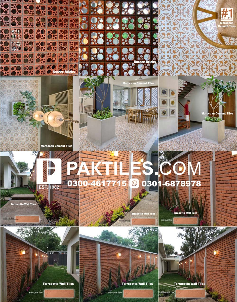 Terracotta Tiles in Garhi Yaseen